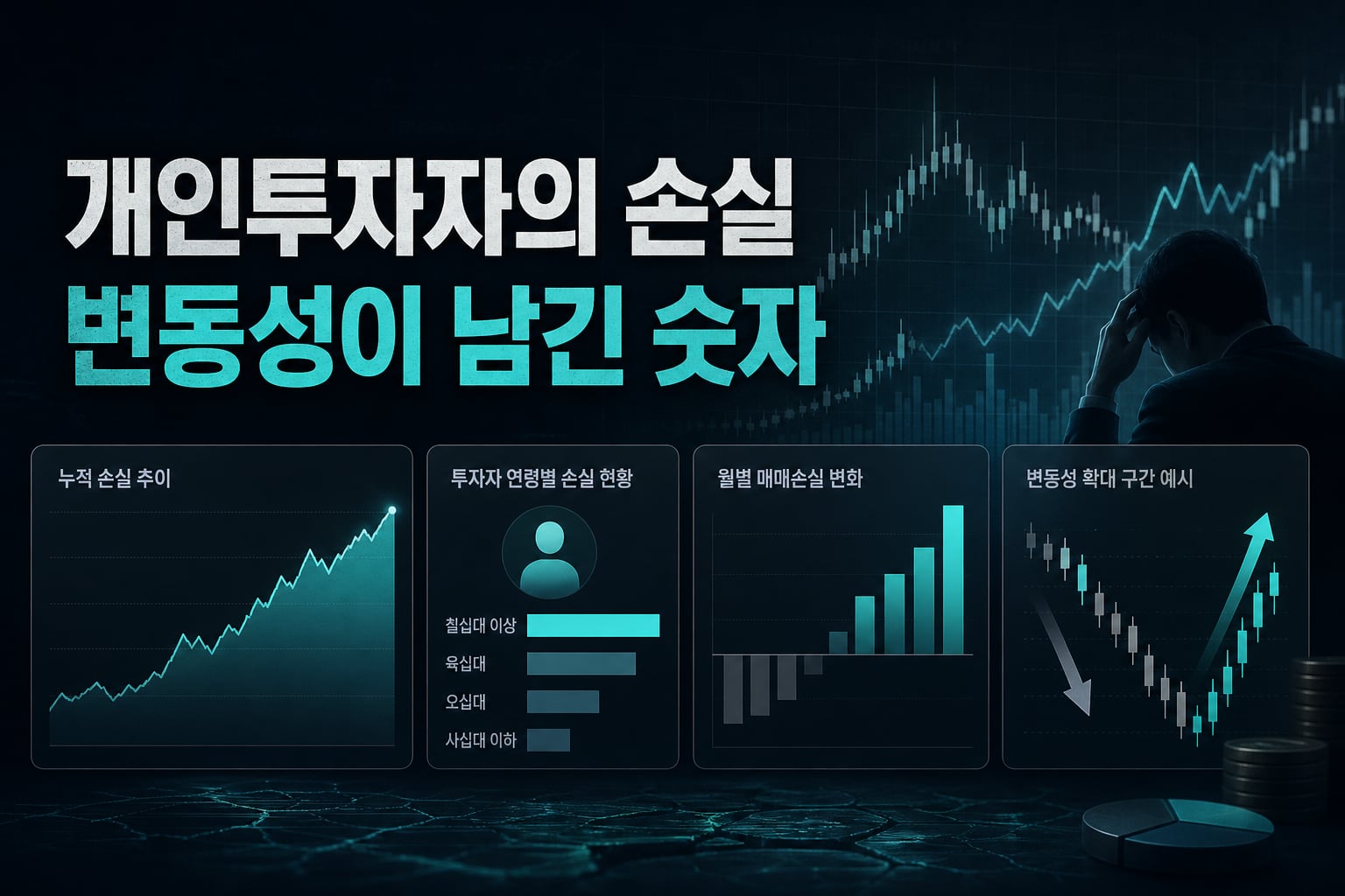 개인투자자의 손실, 변동성이 남긴 숫자