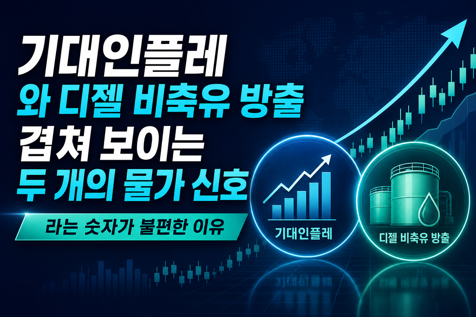 기대인플레 3.9%와 디젤 비축유 방출, 겹쳐 보이는 두 개의 물가 신호