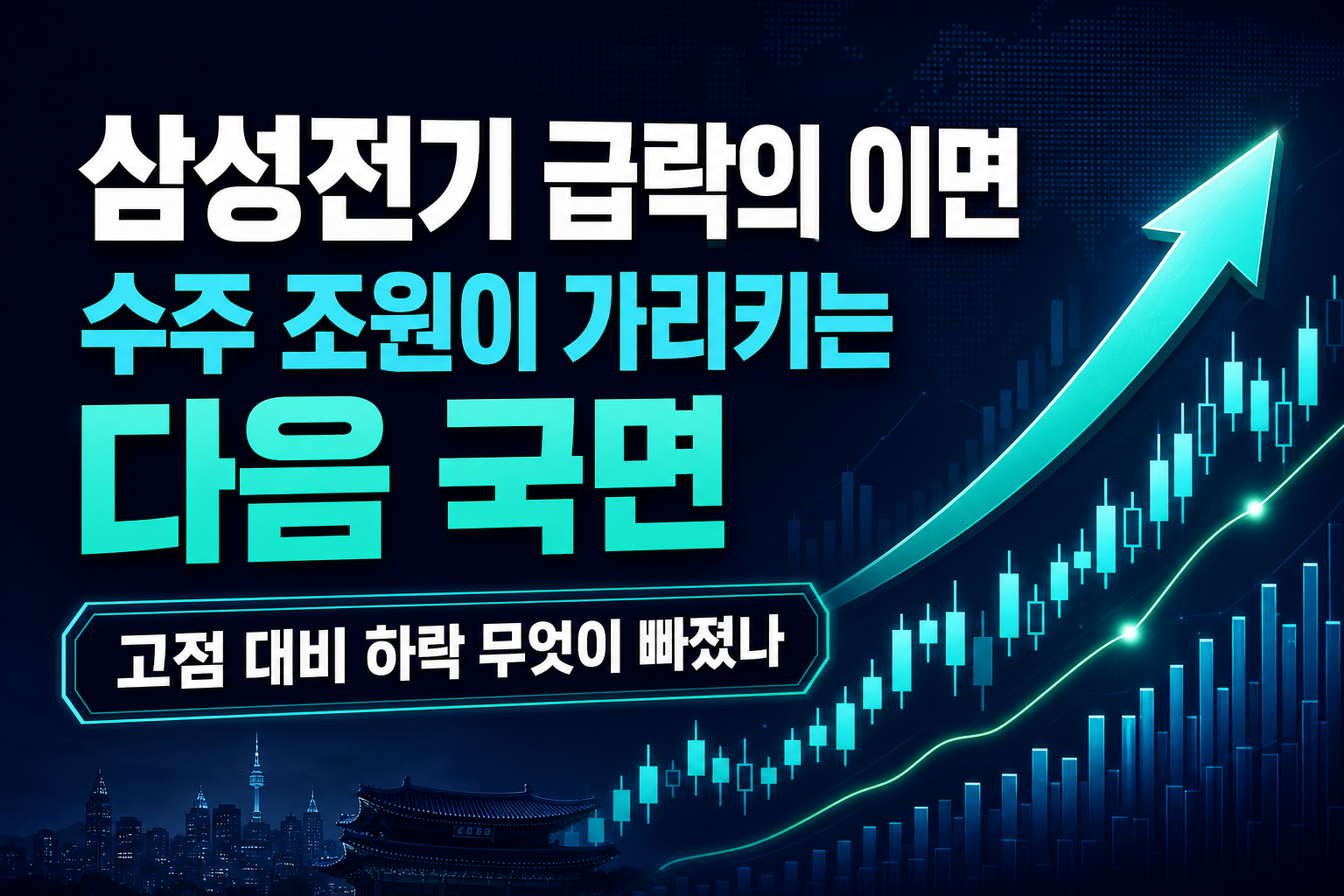 삼성전기 36% 급락의 이면, MLCC 수주 3.9조원이 가리키는 다음 국면