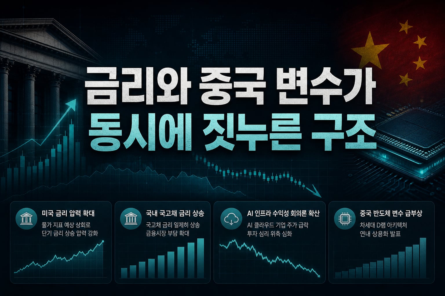 금리와 중국 변수가 동시에 짓누른 구조