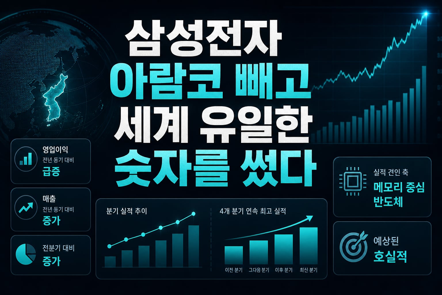삼성전자, 아람코 빼고 세계 유일한 숫자를 썼다