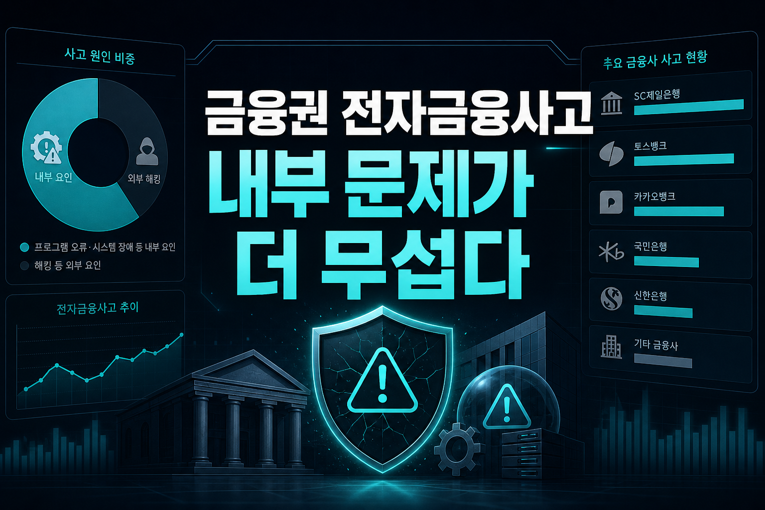 금융권 전자금융사고, 내부 문제가 더 무섭다