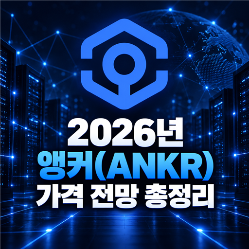 공식 앵커 로고와 중앙 제목을 배치한 2026년 앵커(ANKR) 가격 전망 총정리