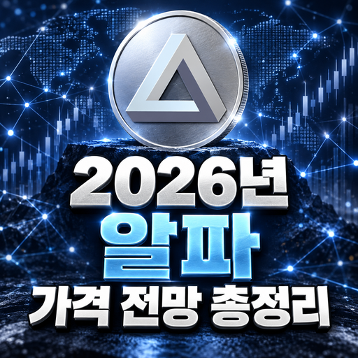 공식 ARPA 로고와 중앙에 배치한 2026년 알파 가격 전망 총정리