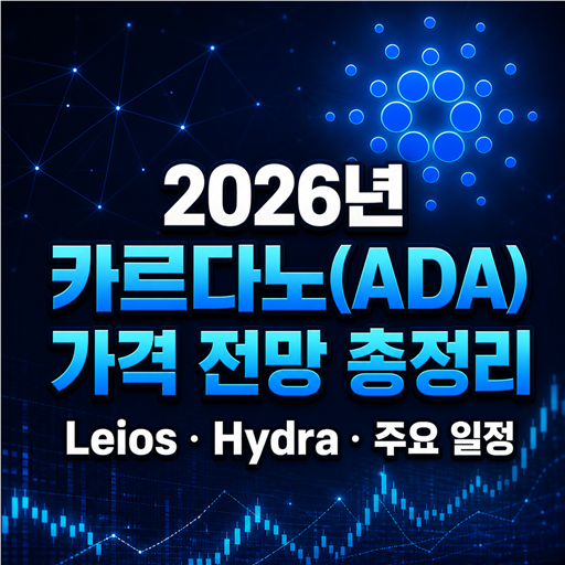 2026년 카르다노 ADA 가격 전망 총정리 대표 이미지