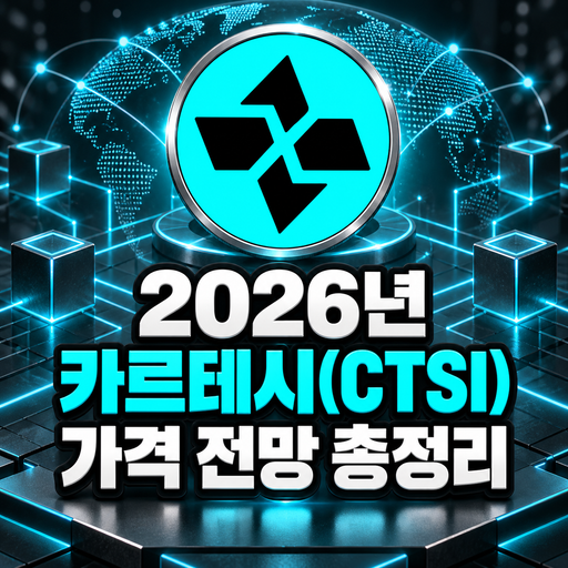 공식 카르테시 로고와 2026년 카르테시 CTSI 가격 전망 총정리