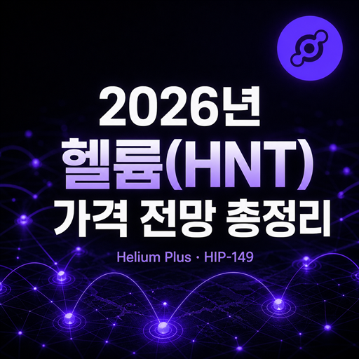2026년 헬륨 HNT 가격 전망 총정리 대표 이미지