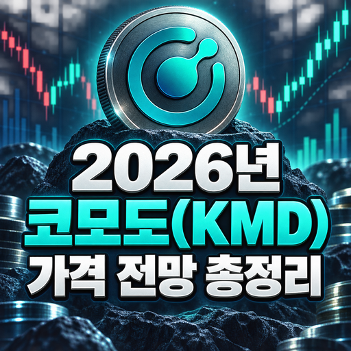 코모도 공식 로고를 활용한 2026년 가격 전망 총정리