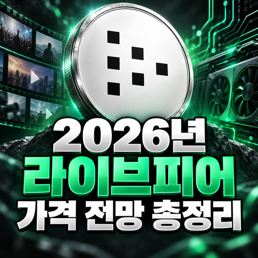 라이브피어 공식 로고를 반영한 2026년 가격 전망 총정리