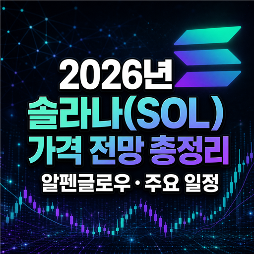 솔라나 SOL 2026년 전망을 담은 대표 이미지