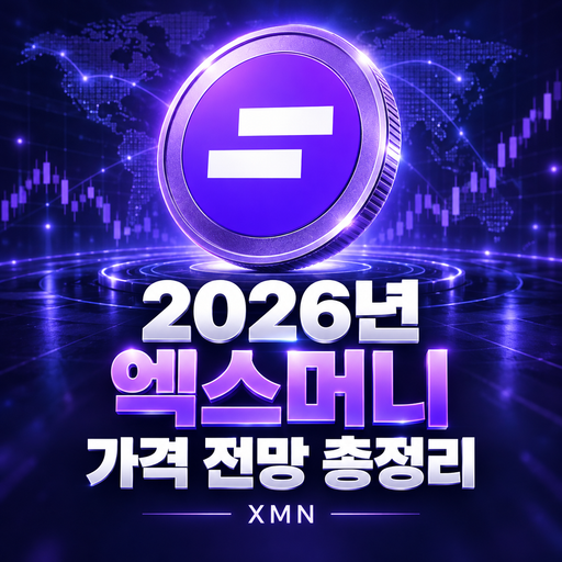 엑스머니 XMN 공식 로고와 2026년 가격 전망 총정리