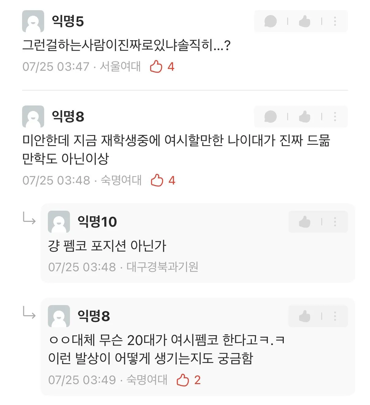 요즘 여대 여자들은 여시 안 한다.jpg ㅎㄷㄷ