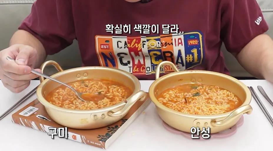 bandicam 2026-09-13 17-10-47-767.jpg '구미공장에서 만든 신라면이 더 맛있다'는 인터넷 소문을 검증해본 유튜버ㅎㄷㄷㄷㄷ