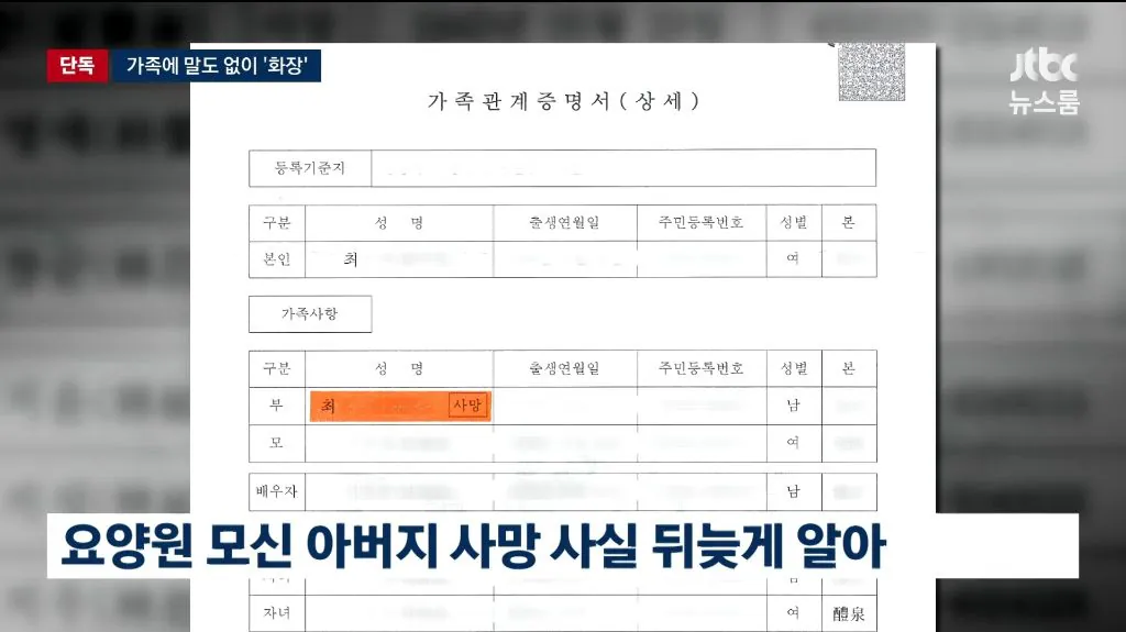 2319.jpg 입소자 사망했는데 가족에 통보없이 화장한 요양원