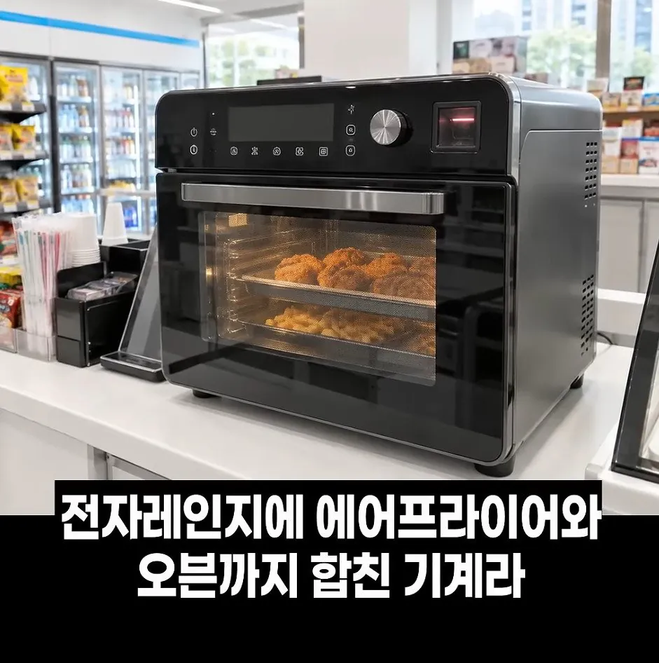 CU편의점에 도입된 전자레인지