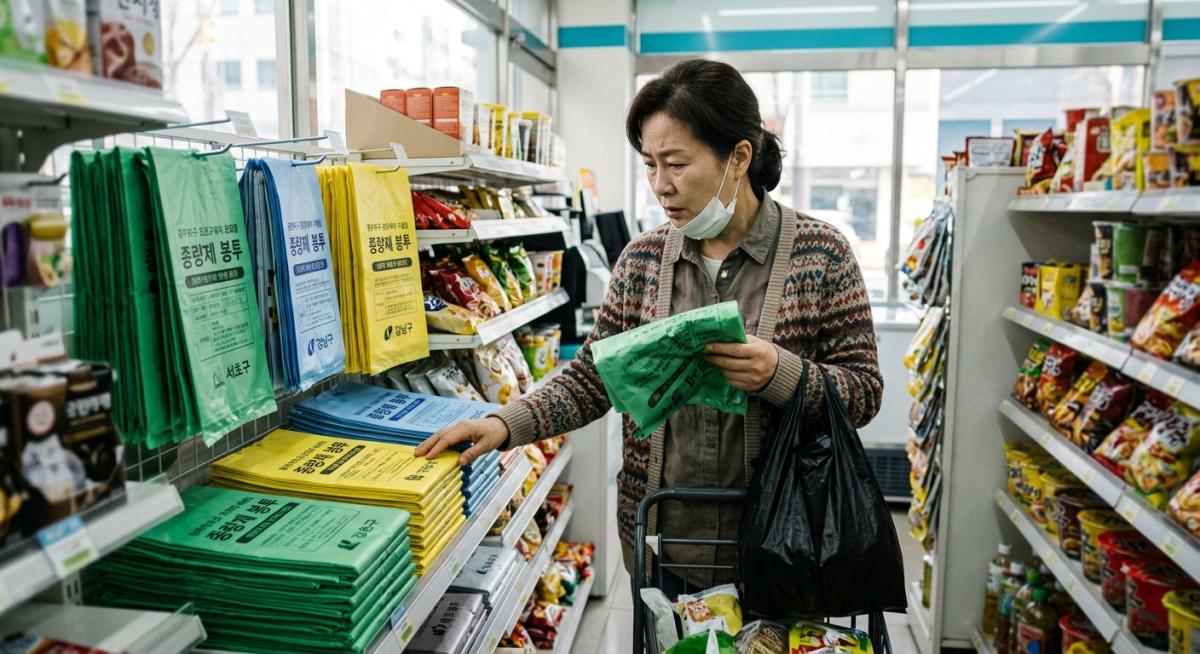 종량제 봉투 부족 시 일반 봉투 사용 여부에 대한 정리