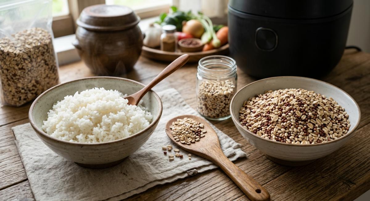 흰쌀밥의 혈당 관리, 귀리와 보리, 수수로 건강한 조합 만들기