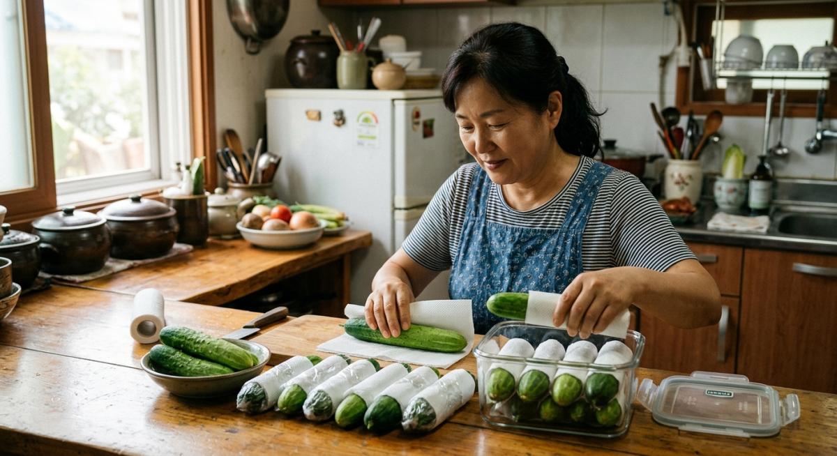 오이를 한 달 동안 신선하게 보관하는 방법