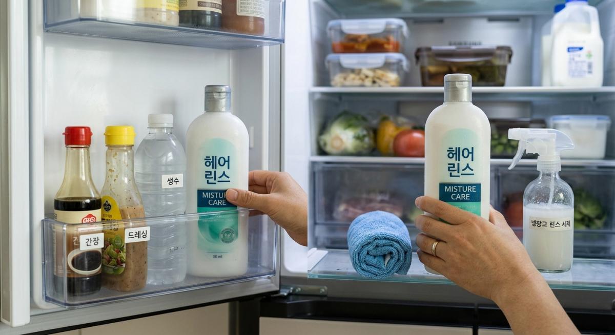 린스를 활용한 냉장고 관리와 청소 팁