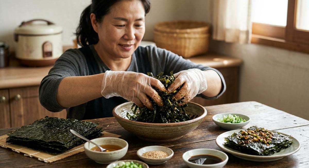 눅눅한 김을 살리는 김무침 만들기