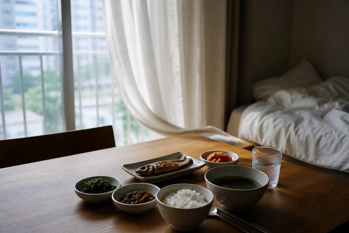 여름 아침, 간편하게 건강한 식사 준비하기