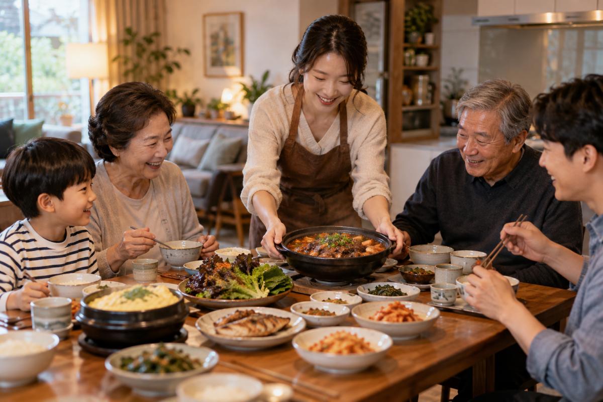 가족과 함께하는 건강한 식사로 체중 관리하기